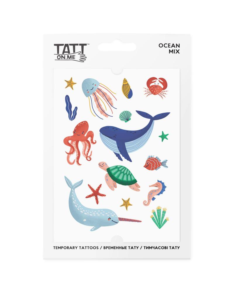 TATTonMe Vodeodolné doèasné tetovaèky pre deti Oceán mix