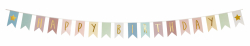 Jabadabado Banner Happy Birthday Multi