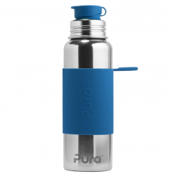 Pura® nerezová fľaša so športovým uzáverom 850ml aqua