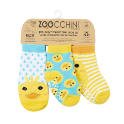 Zoocchini Set 3ks protišmykové ponožky Kaèka