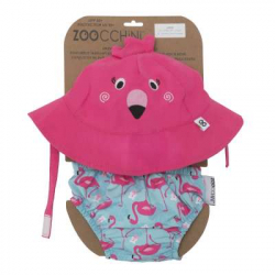 Zoocchini UV set klobik a plavky Plameniak 6 -12m