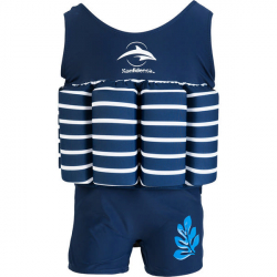 Konfidence Floatsuit – plavky na uèenie plávania Blue Stripe