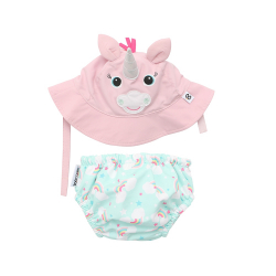 Zoocchini UV Set klobik a plavky Jednoroec 6 - 12 m