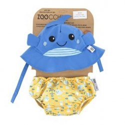 Zoocchini UV set klobik a plavky Veryba 6 -12m